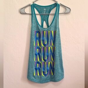 Adidas Climalite Green Teal Sports Top Size S